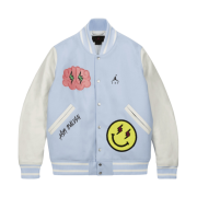 Jordan x J Balvin Varsity Jacket Celestine Blue Sail - US/EU