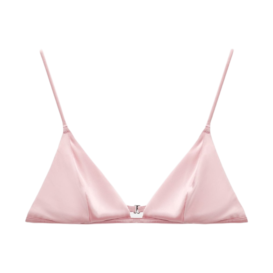 (W) 자라 x 바비 매텔 실크 브라렛 라이트 핑크((W) Zara x Barbie Mattel Silk Bralette Light Pink) - 1