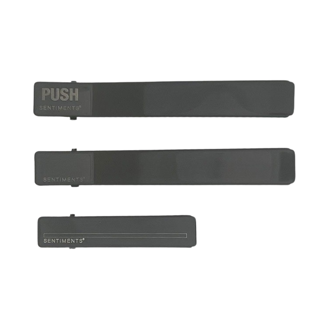 센티멍 넘버 290 헤어핀 3세트 블랙