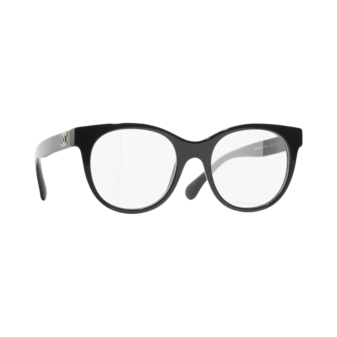 샤넬 캣아이 프레임 아세테이트 & 블랙(Chanel Cat Eye Eyeglasses Acetate & Black) - 2