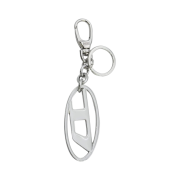 Diesel Holy B Logo Keyring White