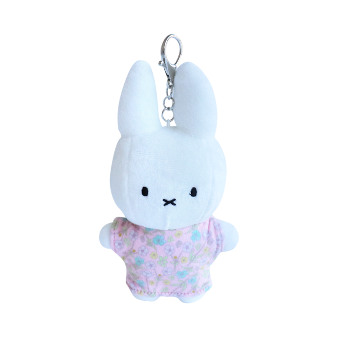 2729-100 Many a Little Miffy Flower Pattern Key Ring Pink