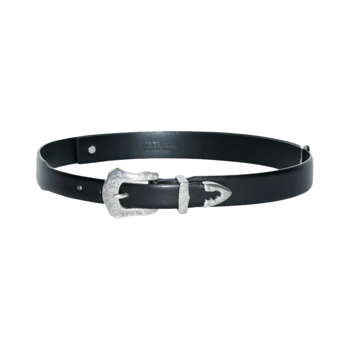 토가 투 메탈 버클 슬림 벨트 블랙 - 25SS(Toga Too Metal Buckle Slim Belt Black - 25SS)