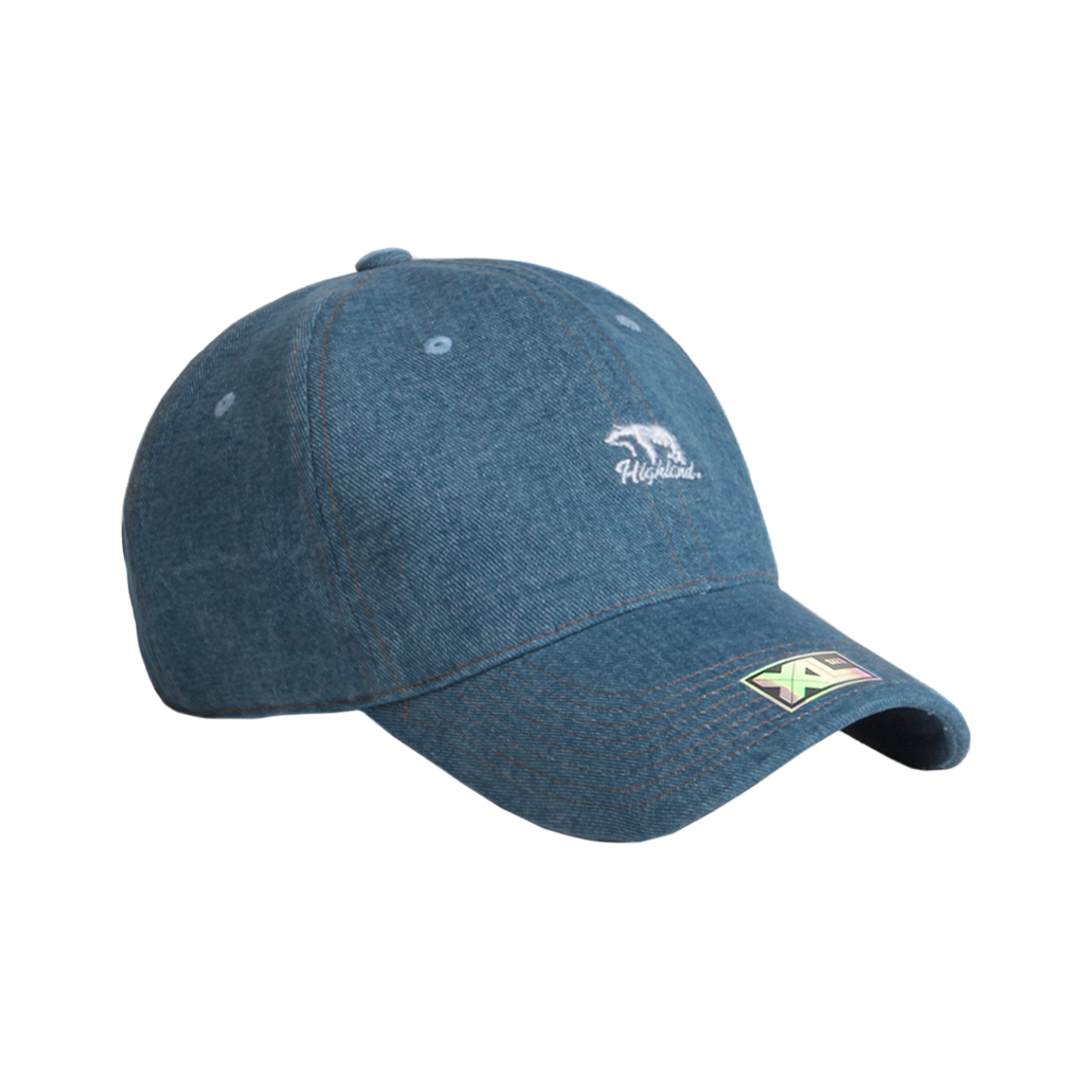 XL104 PLATEAU BIG SIZE BALLCAP XL POLAR DENIM CAP SKY BLUE
