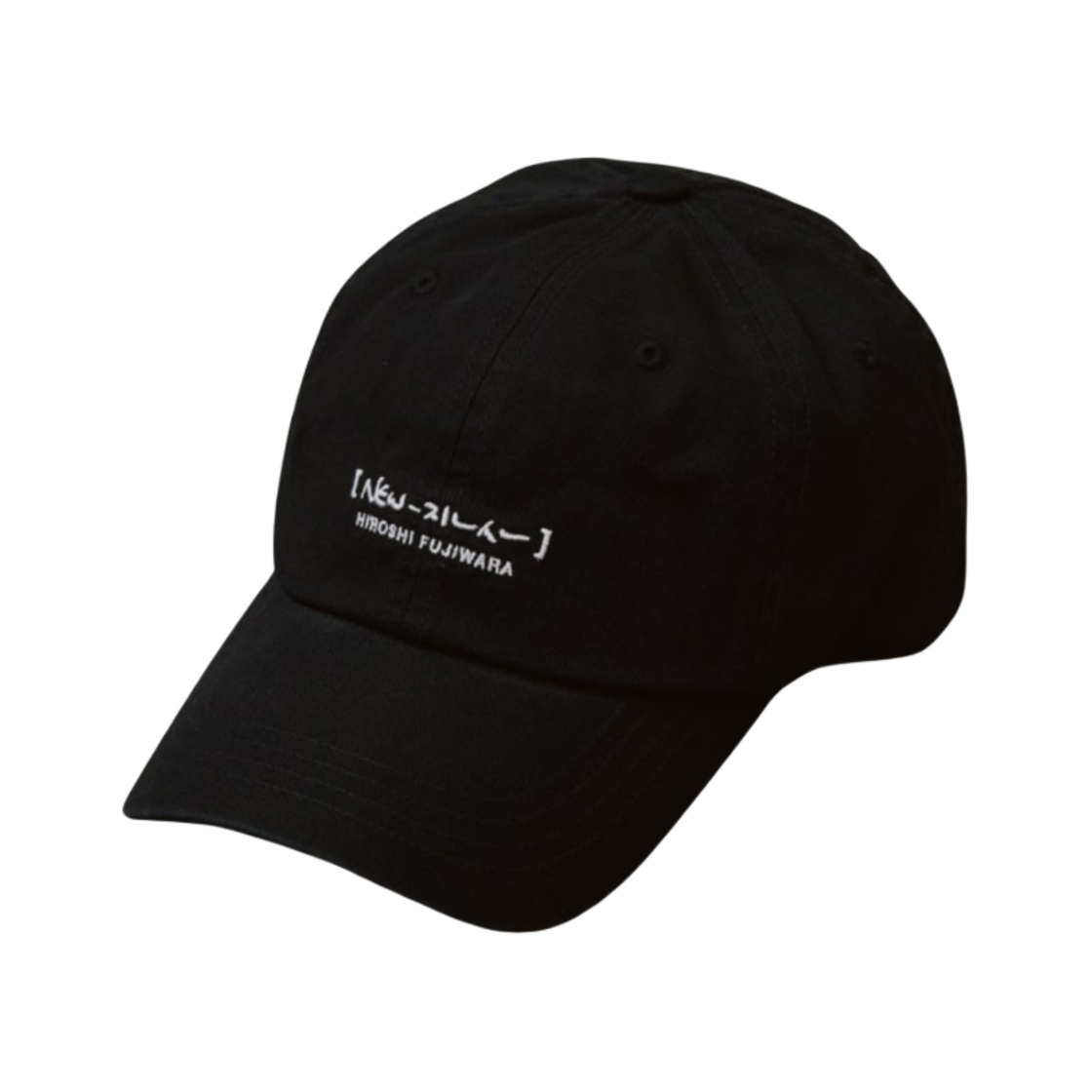 뉴진스 x 후지와라 히로시 꼴레 볼캡 블랙 버전 1(NewJeans x Hiroshi Fujiwara Coller Baseball Cap Black Ver. 1)