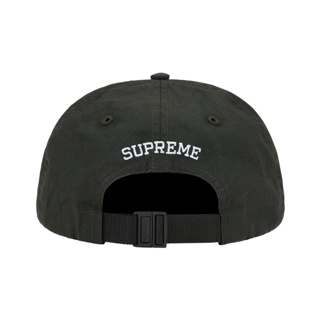 슈프림 스몰 박스 코티드 리넨 6-패널 캡 블랙 - 22SS(Supreme Small Box Coated Linen 6-Panel Black - 22SS) - 2
