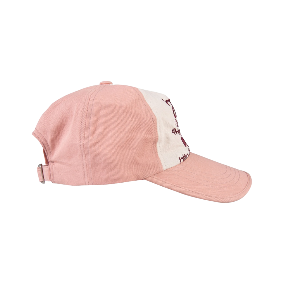 에이에이 웹 로고 5 패널 캡 핑크 버건디(Aeae Web Logo 5 Pannel Cap Pink Bugundy) - 3