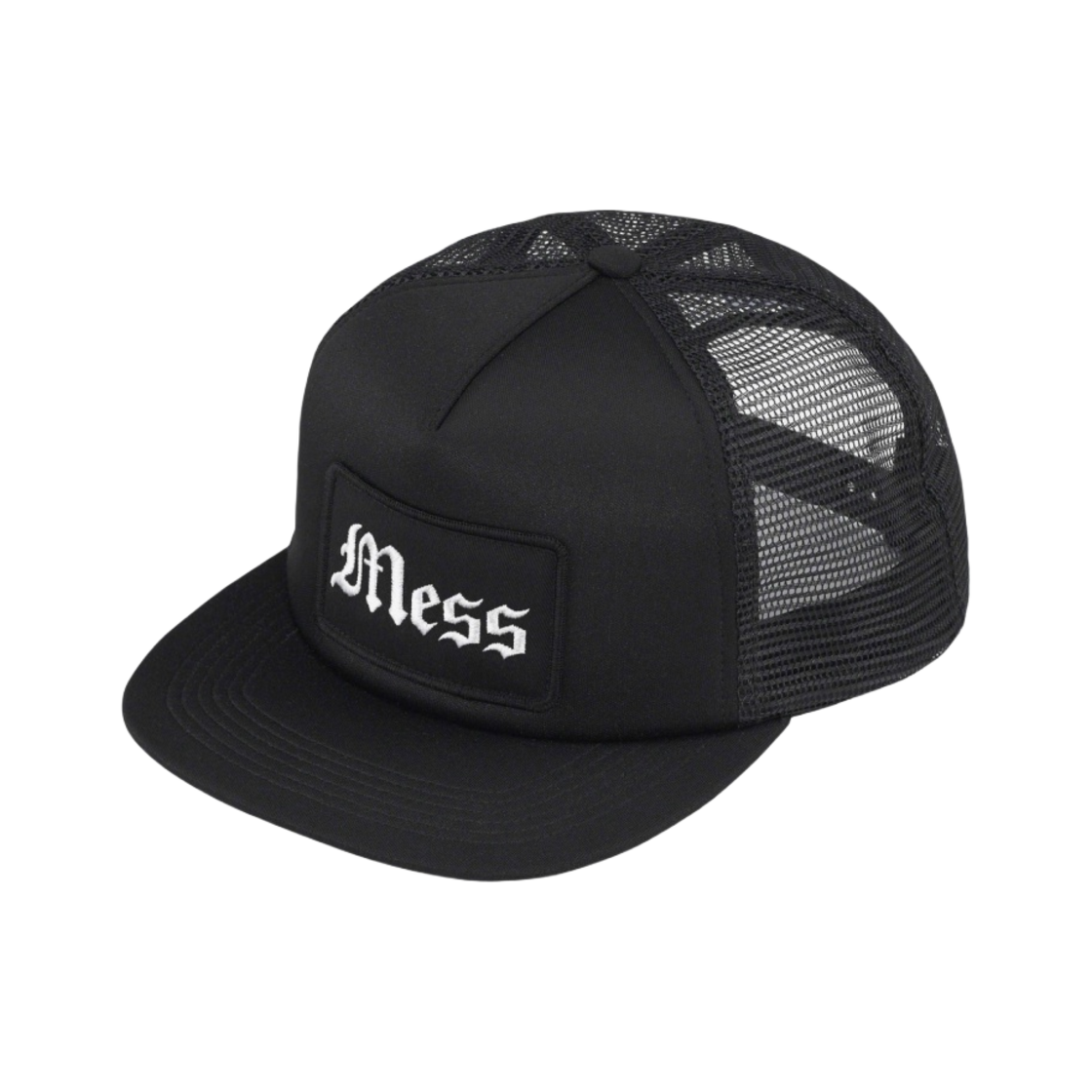 슈프림 메스 메쉬 백 5-패널 캡 블랙 - 23FW