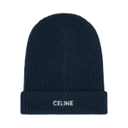 Celine Beanie in Heritage Cashmere Navy