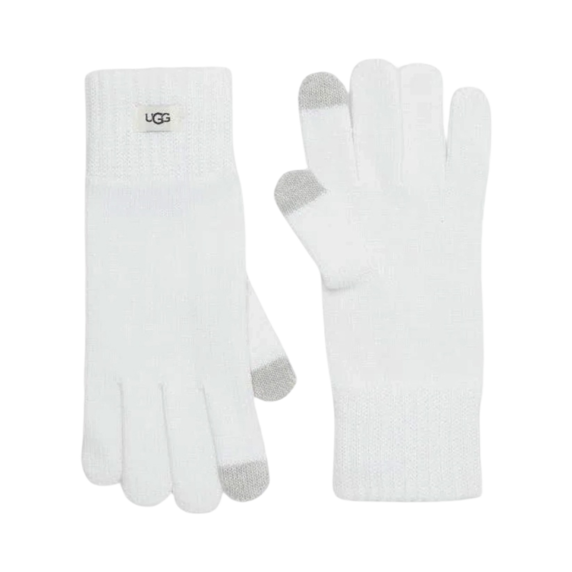 17038-IVORY (W) UGG Knit Tech Gloves Ivory