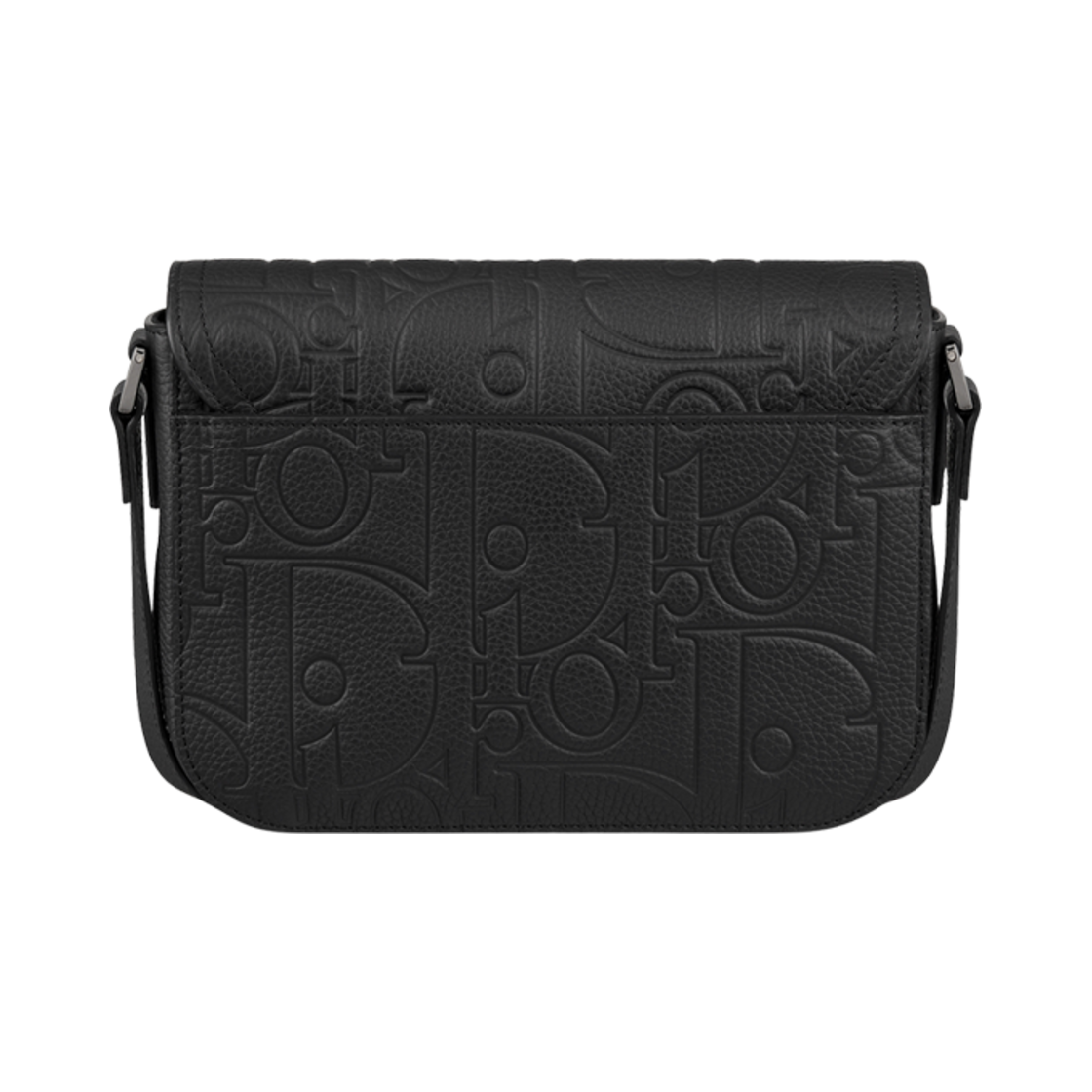 디올 스몰 새들 메신저백 플랩 디올 그래비티 레더 앤 그레인드 카프스킨 블랙(Dior Small Saddle Messenger Bag with Flap Dior Gravity Leather and Grained Calfskin Black) - 3