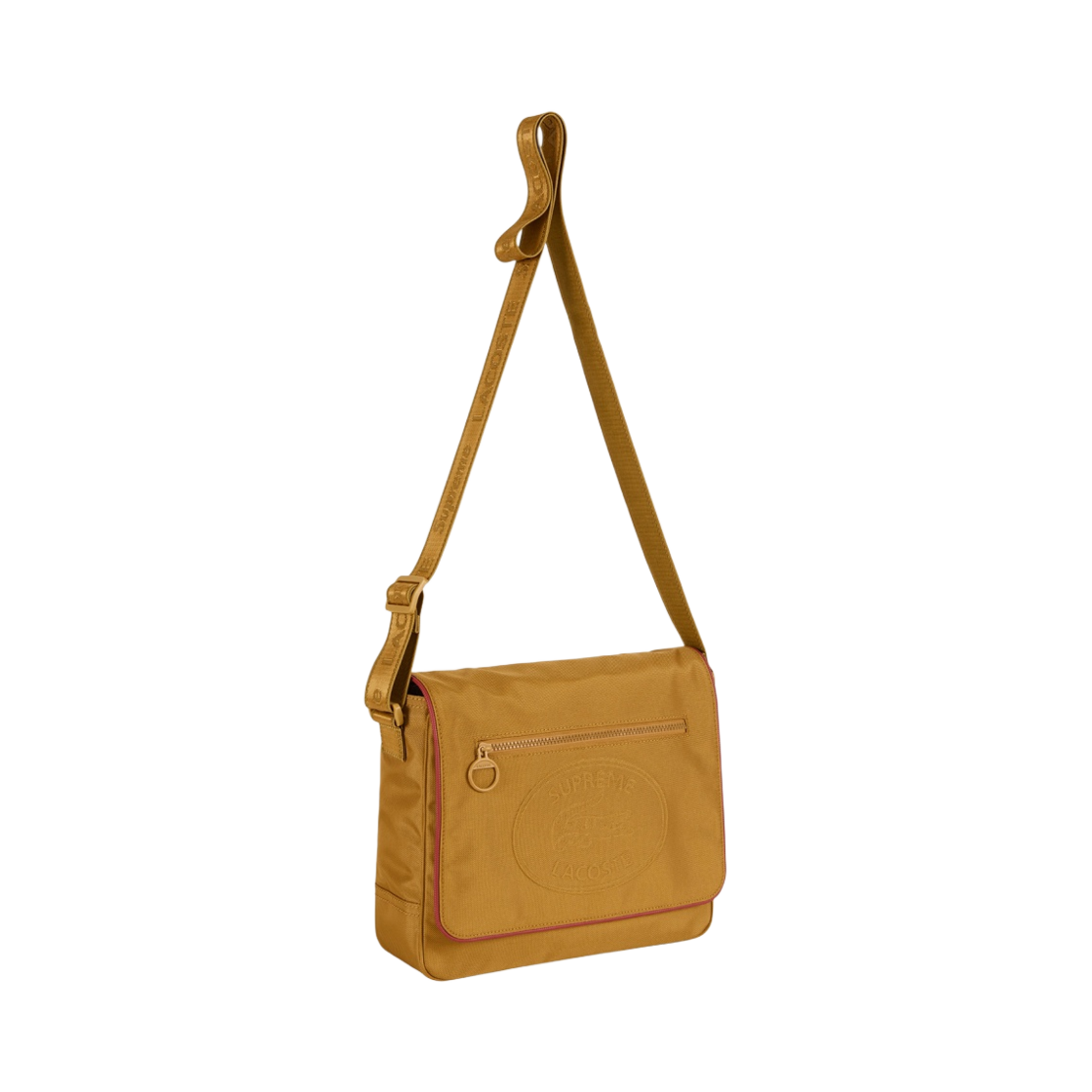 슈프림 x 라코스테 스몰 메신저 백 골드 - 19FW(Supreme x Lacoste Small Messenger Bag Gold - 19FW) - 1