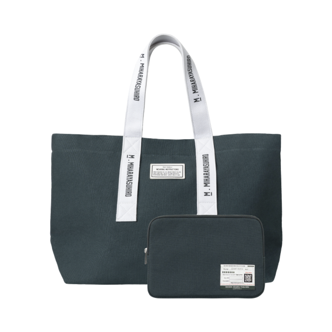 11111-0085 Odyssey x Maison Mihara Yasuhiro Tote Bag Green