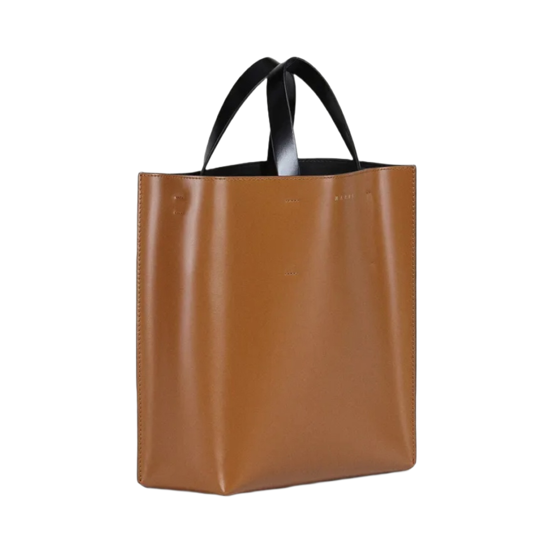 마르니 레더 뮤제오 소프트 스몰백 브라운 블랙(Marni Museo Soft Small Bag in Leather Brown Black) - 2