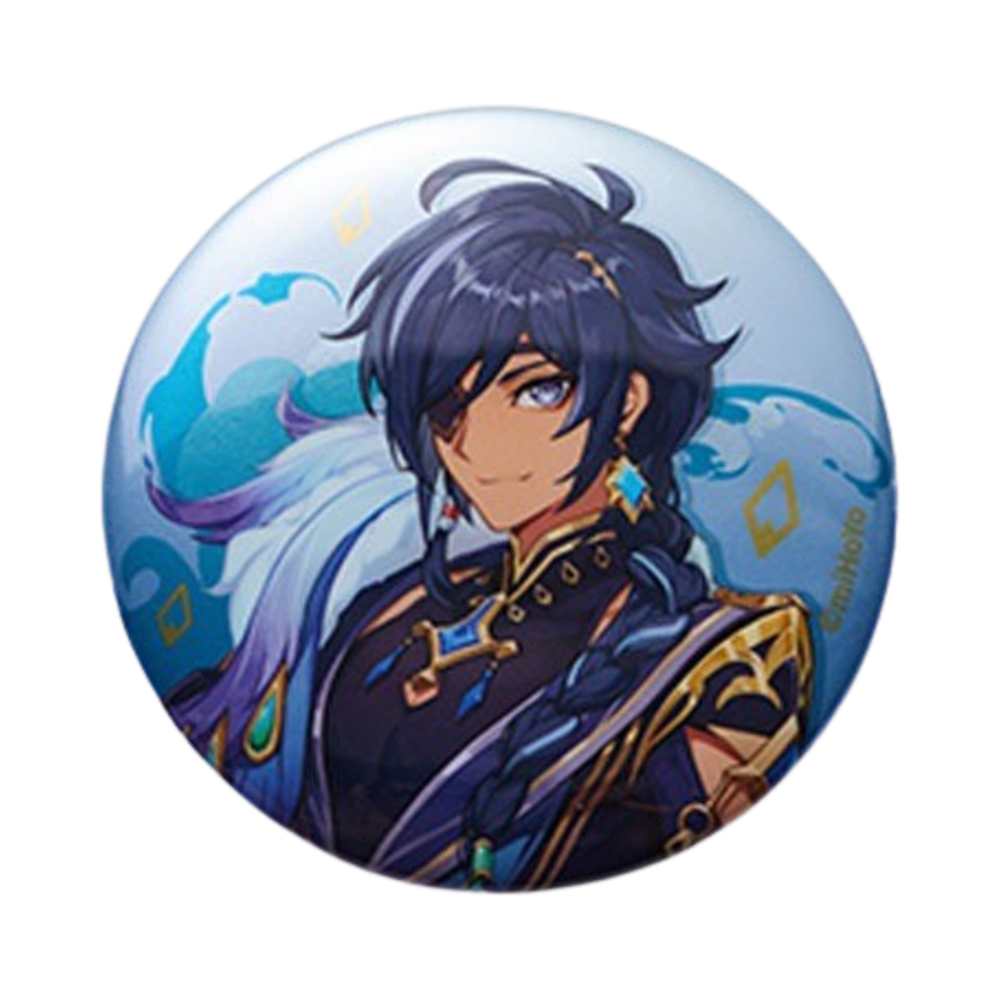 원신 티바트 스타일 캔뱃지 케이아(Genshin Teyvat Style Accessories Sailwind Shadow Badge Kaeya)