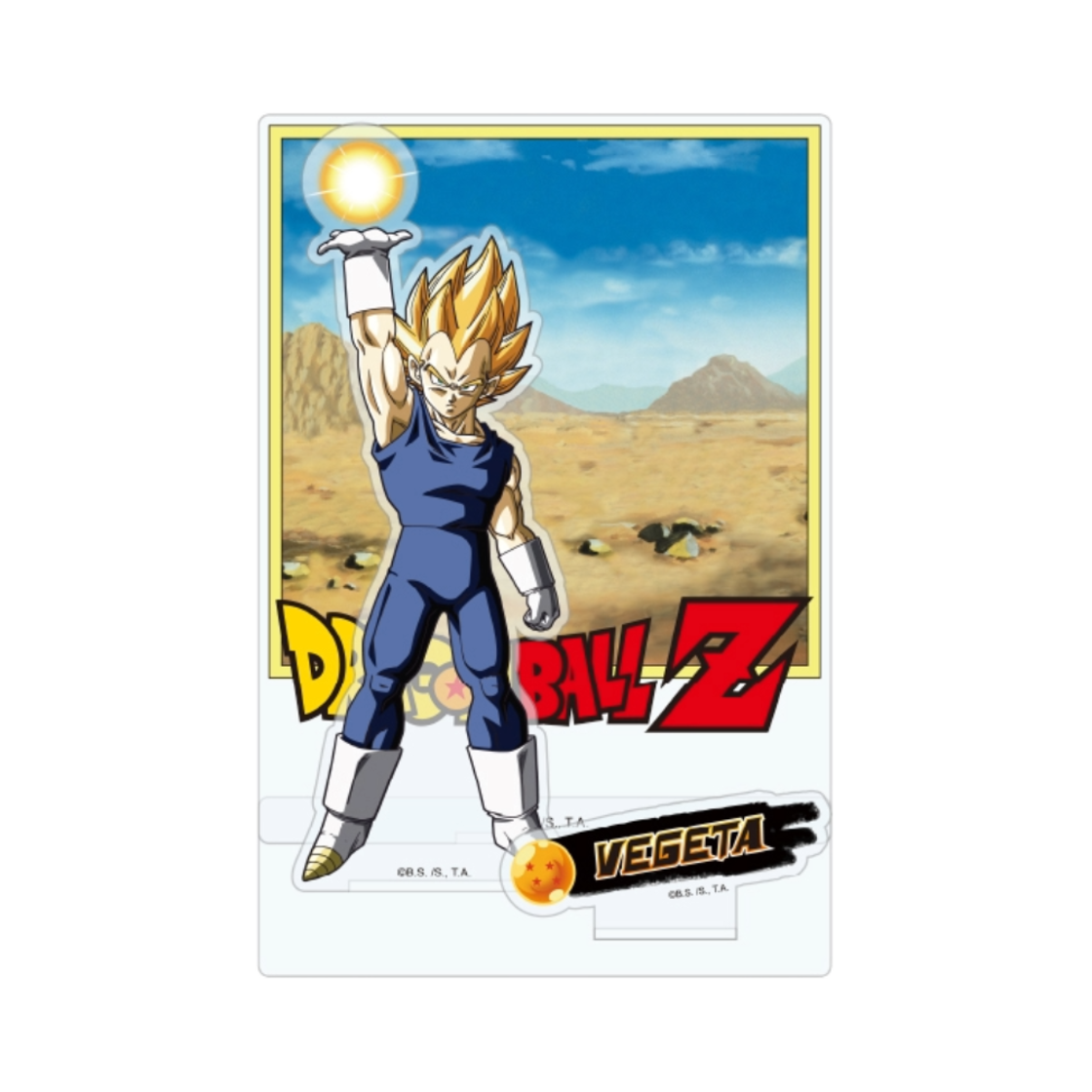 드래곤볼 DBZ 아크릴 디오라마 베지터(Dragonball Acrylic Diorama Vegeta)