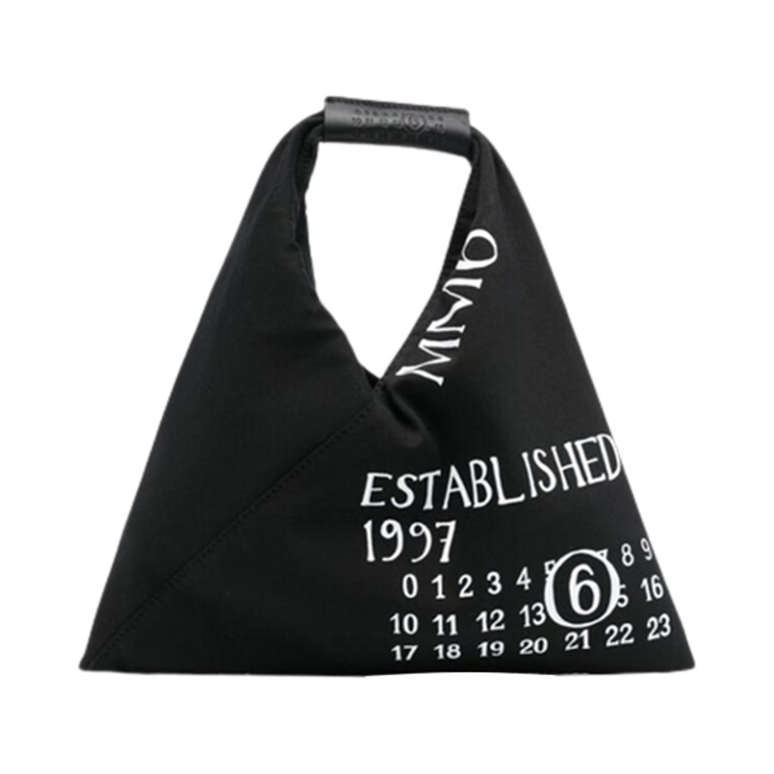 SB6WD0013P7260T8013 MM6 Maison Margiela Japanese Mini Handbag Black