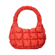 COS Quilted Micro Bag Red
