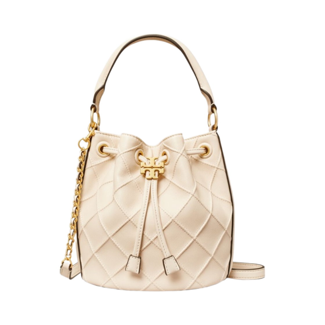 토리버치 스몰 플레밍 소프트 버킷백 뉴 크림(Tory Burch Small Fleming Soft Bucket Bag New Cream) - 1