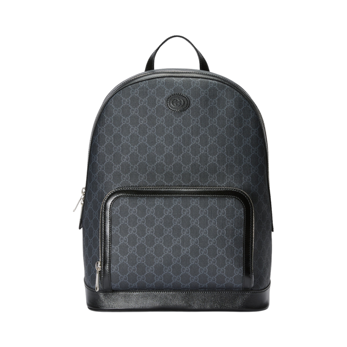구찌 백팩 인터로킹 G 블랙 슈프림(Gucci Backpack with Interlocking G Black Supreme)