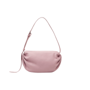 COS Gathered Leather Shoulder Bag Dusty Pink