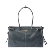 Prada Bonnie Large Leather Handbag Air Force Blue