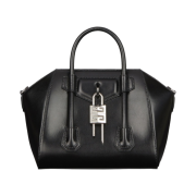 Givenchy MIni Antigona Lock Bag in Box Leather Black