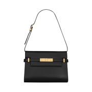 Saint Laurent Manhattan Small Shoulder Bag in Box Saint Laurent Leather Black