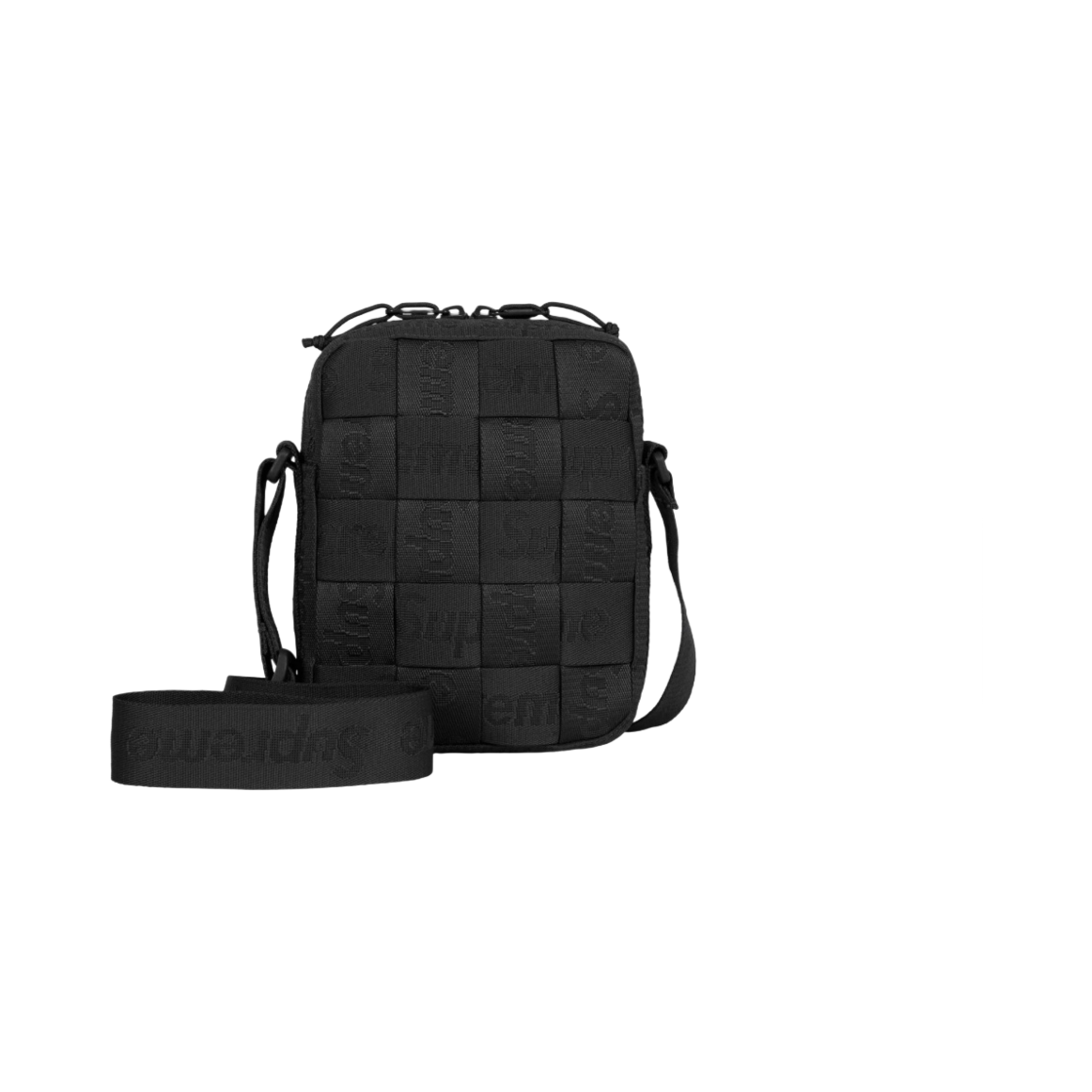 슈프림 우븐 숄더백 블랙 - 24SS