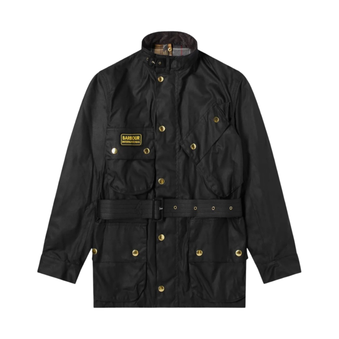 바버 인터네셔널 왁스 자켓 블랙(Barbour International Original Wax Jacket Black)