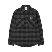 IAB Studio Gingham Check Shirt Black White