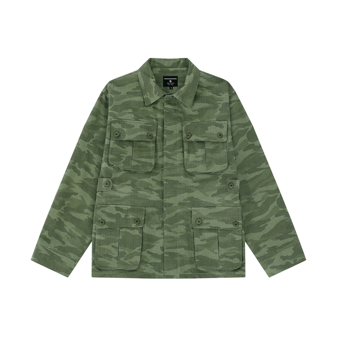 FW23JDJ054OV Hongwoosung Jungle Fatigue Danim Jacket Olive