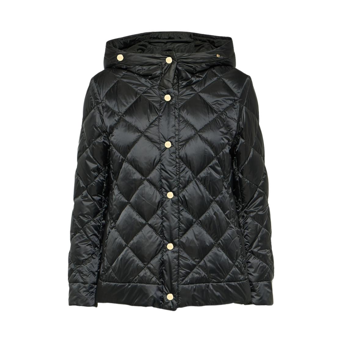 (W) 막스마라 더 큐브 리소프트 리버시블 패딩 점퍼 블랙((W) Max Mara The Cube Risoft Reversible Padding Jumper Black)