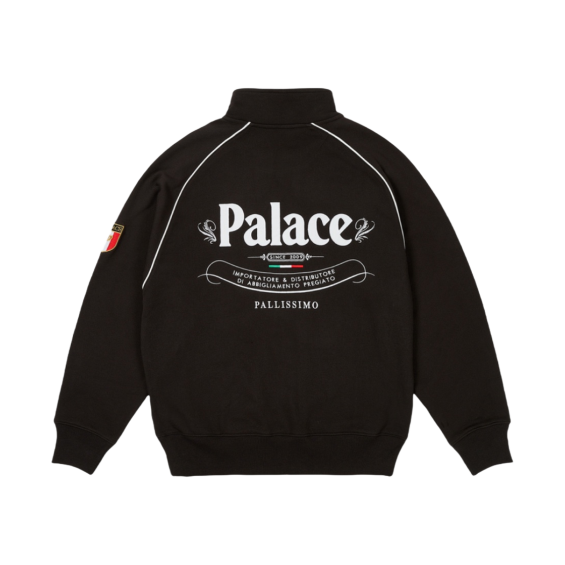 팔라스 이탈리아 집업 퍼넬 블랙 - 24SS(Palace Italia Zip Funnel Black - 24SS)