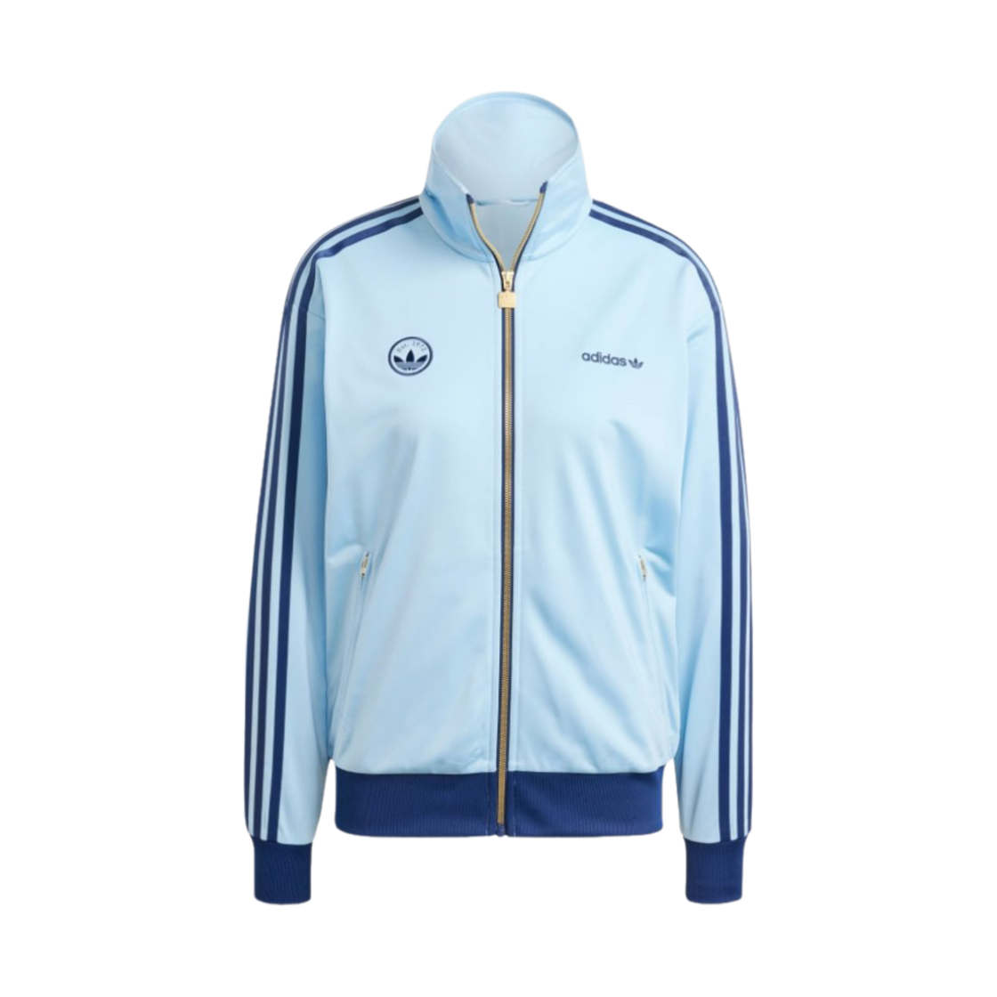 (W) 아디다스 파이어버드 배지 트랙 탑 클리어 스카이 - KR 사이즈((W) Adidas Firebird Badge Track Top Clear Sky - KR Sizing)