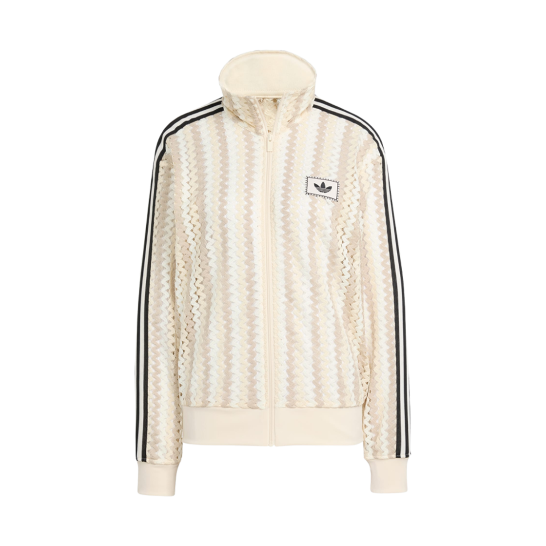 (W) 아디다스 오리지널스 썸머 글로우 파이어버드 트랙탑 원더 화이트 - KR 사이즈((W) Adidas Originals Summer Glow Firebird Track Top Wonder White - KR Sizing)