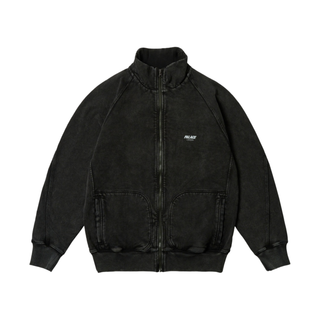 팔라스 피그먼트 워시 팔라스 런던 집업 퍼넬 블랙 - 24SS