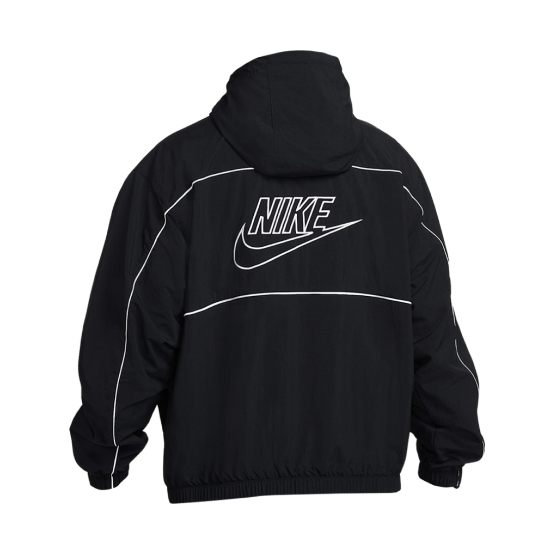 パーカー・フーディ Nike Club Hooded Jacket Black White - Asia Nike-Sportswear-Club-Fleece-