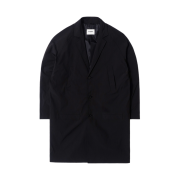 QT8 GARMENTS TL Oversized Raglan Coat Black