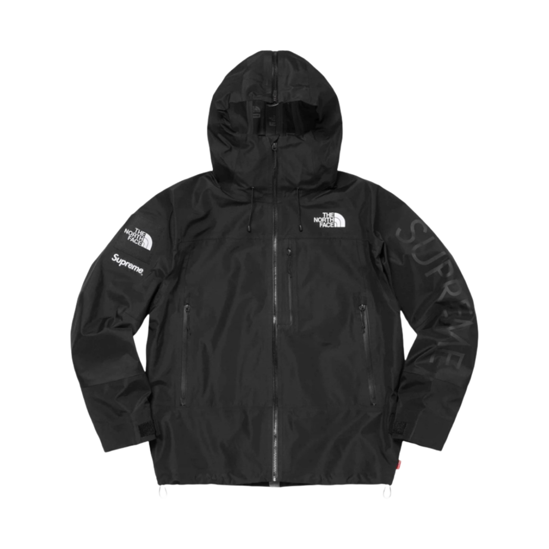 슈프림 x 노스페이스 스플릿 테이프드 심 쉘 자켓 블랙 - 24SS(Supreme x The North Face Split Taped Seam Shell Jacket Black - 24SS)