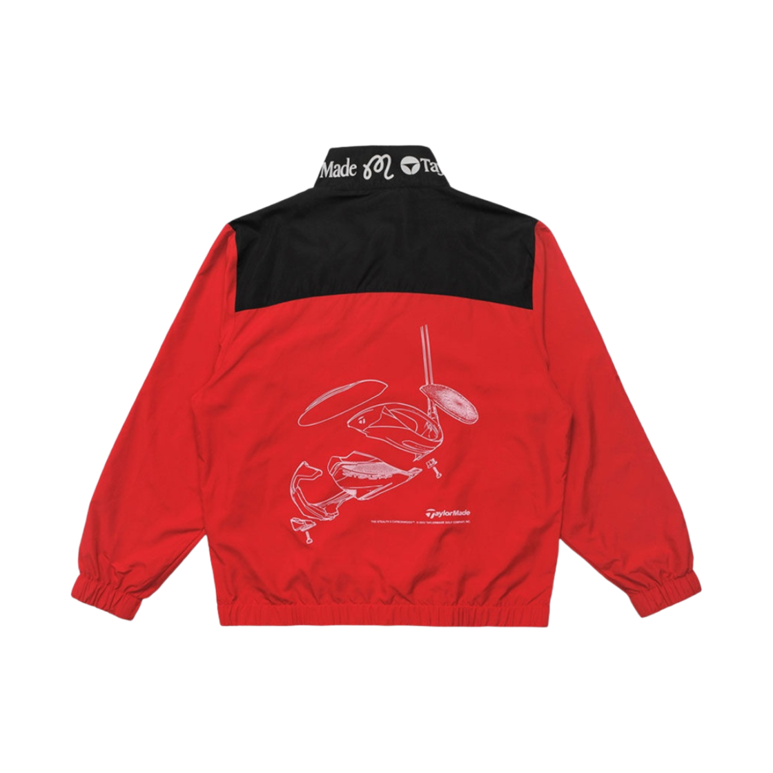 말본 골프 x 테일러메이드 컴포넌트 나일론 자켓 레드(Malbon X Taylormade Component Nylon Jacket Red) - 2