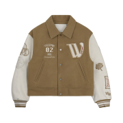 Wooyoungmi Varsity Jacket Beige - 22FW