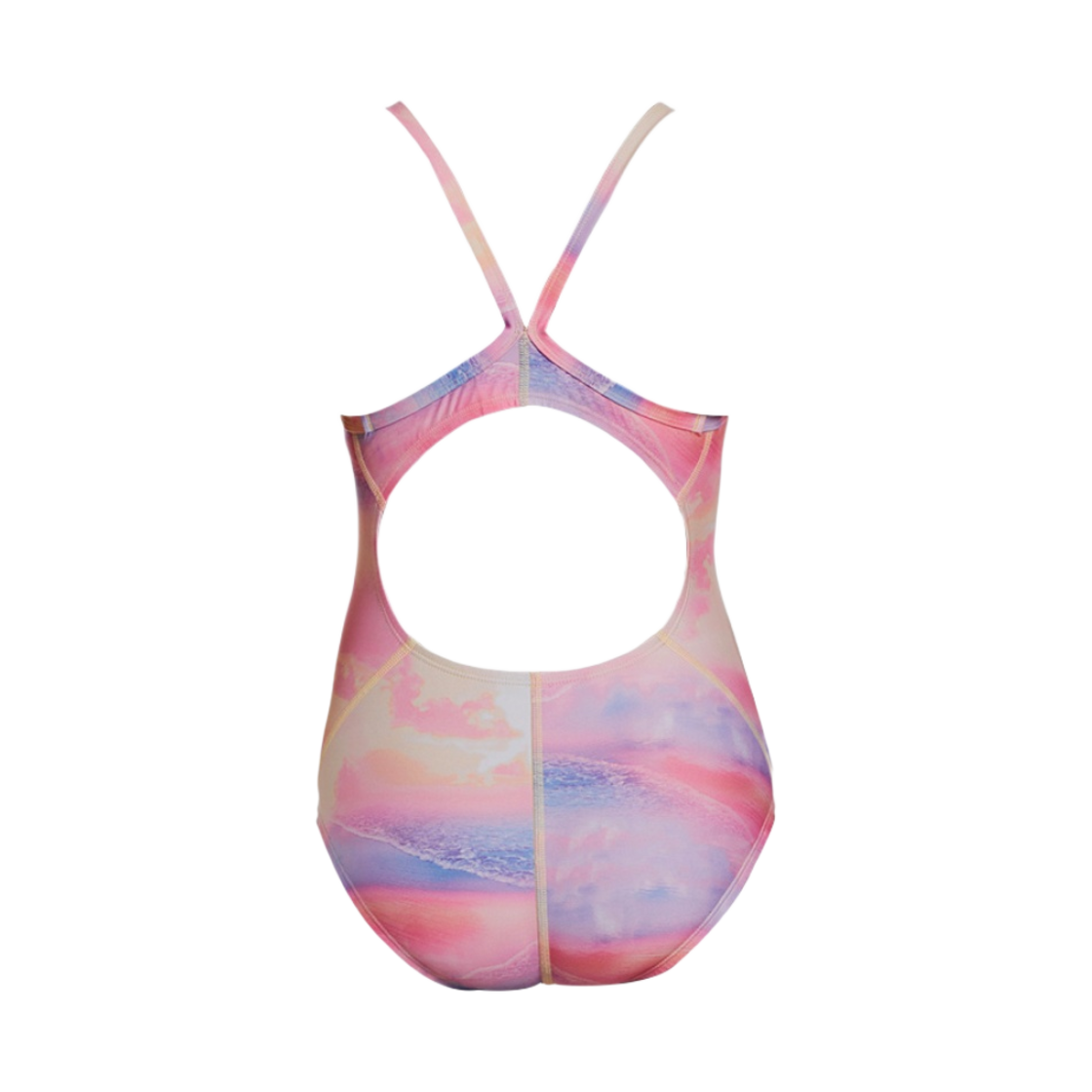 (W) 나이키 스윔 비포 선셋 레이서백 로우 레그컷 스윔수트 시트론 펄스((W) Nike Swim Before Sunset Racerback Low Legcut Swimsuit Citron Pulse) - 2