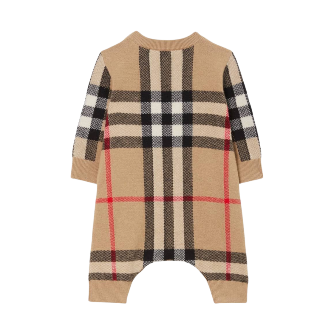 (유아) 버버리 빈티지 체크 점프수트 아카이브 베이지((Baby) Burberry Vintage Check Jumpsuit Archive Beige) - 2