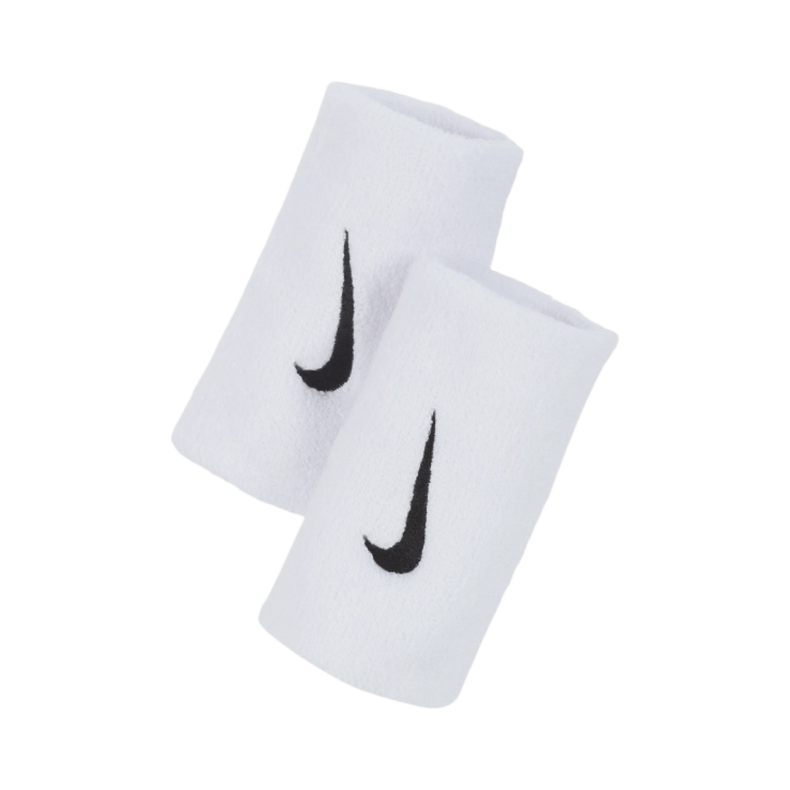 AC2287-924 Nike Swoosh Double Wide Wristbands Multicolor Black