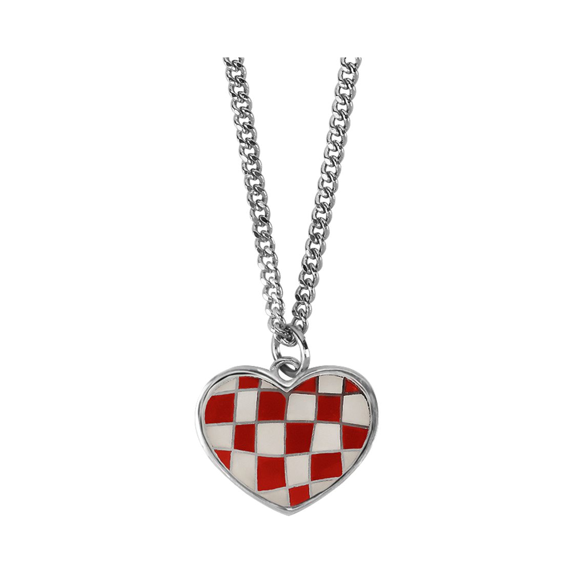 NONENON-116 Nonenon Chex Love Necklace Red 15mm