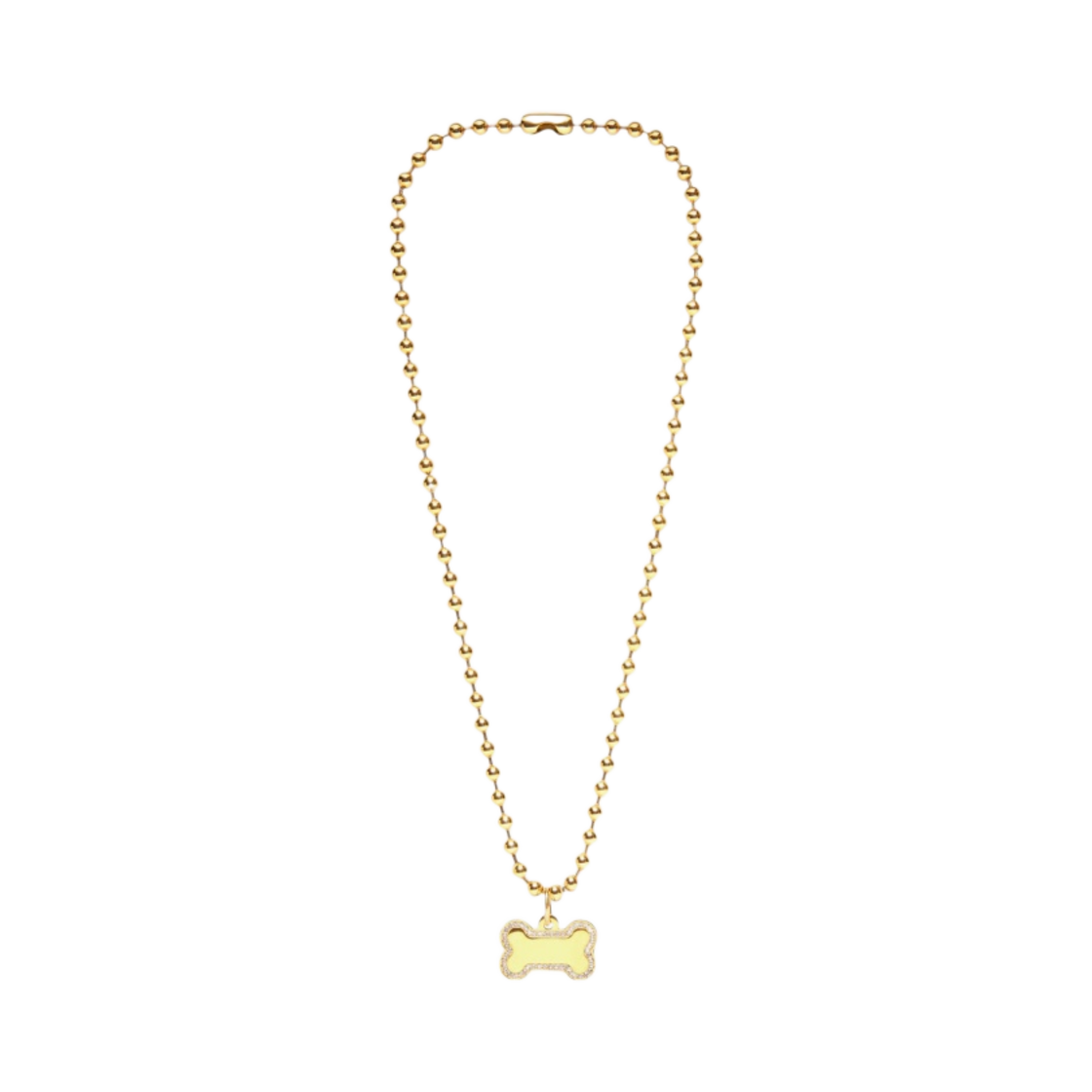 발렌시아가 도그 네클리스 골드(Balenciaga Dog Necklace Gold) - 1