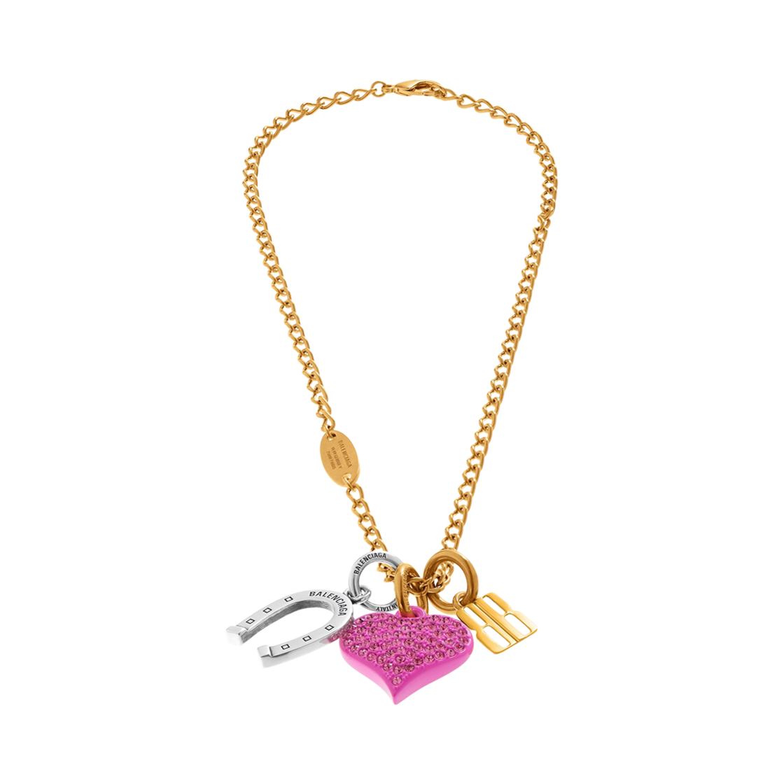 발렌시아가 캐러셀 홀스슈 컬렉터 네클리스 멀티컬러(Balenciaga Carousel Horseshoe Collector Necklace Multicolored) - 1
