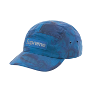 Supreme Reflective Dyed Camp Cap Blue - 21SS