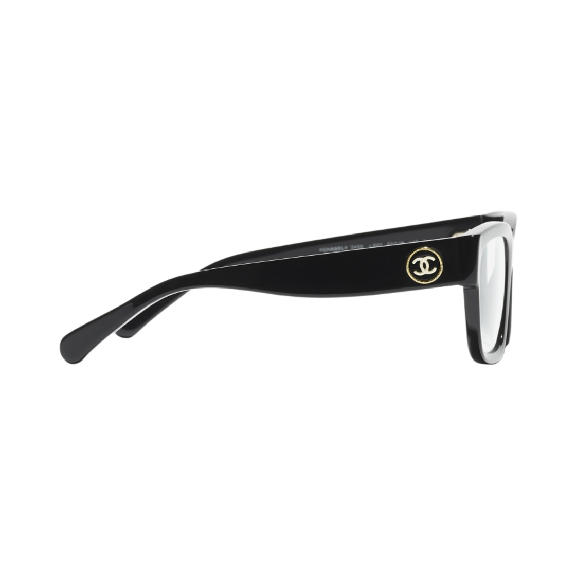 샤넬 스퀘어 프레임 아세테이트 & 블랙(Chanel Rectangle Eyeglasses Acetate & Black) - 3